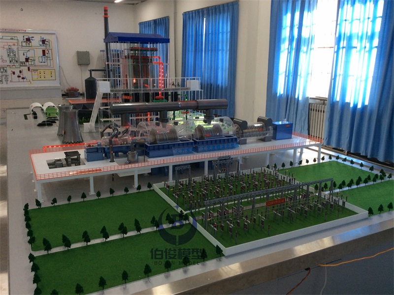 火力發(fā)電廠工藝流程演示模型 火力發(fā)電廠工藝流程演示模型